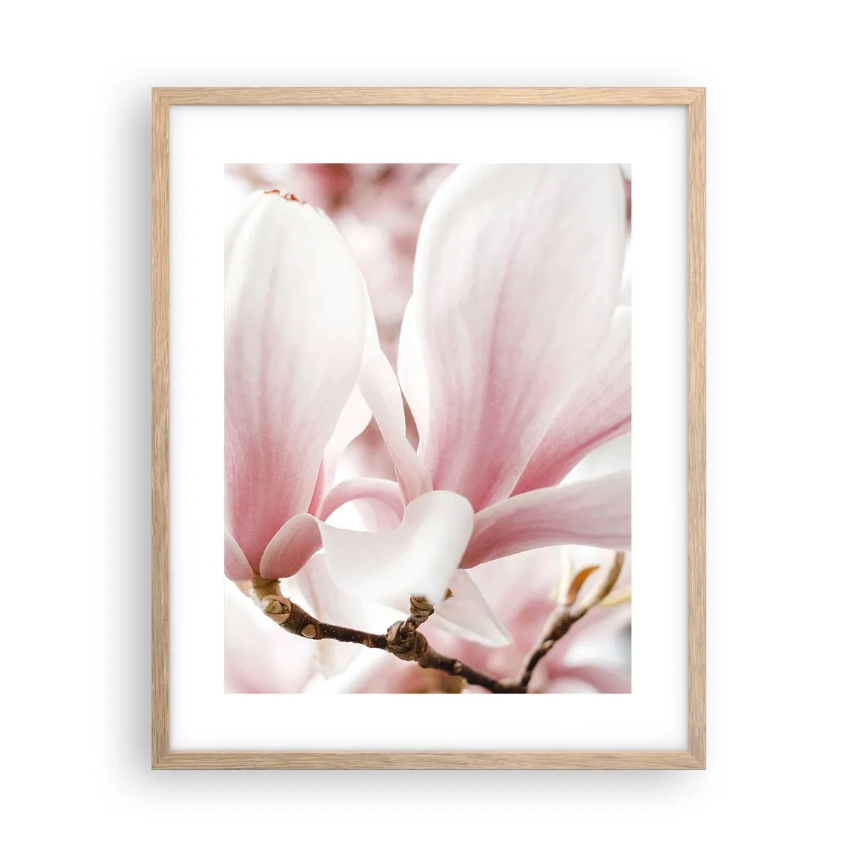 Plakát v rámu světlý dub - Nesmírnost něžnosti - 40x50 cm