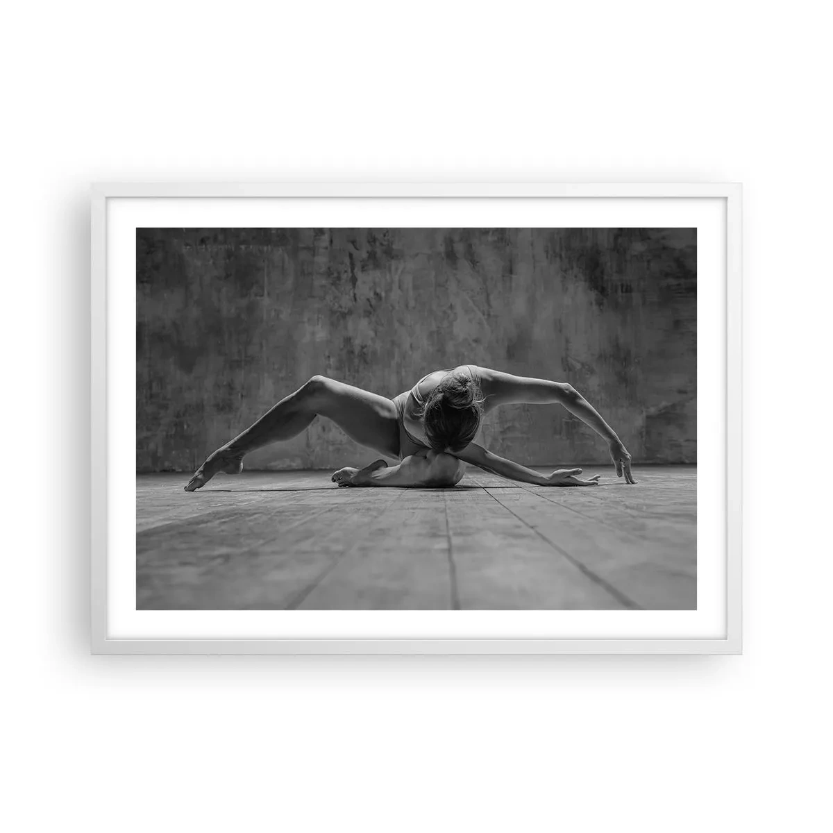 Plakát v bílém rámu - Nalezená symetrie - 70x50 cm