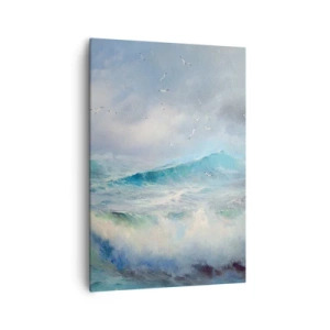 Obraz na plátně - „Vichřice zavyla triumfálně…“ - 70x100 cm