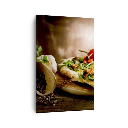 Obraz na plátně - Přímo z pece a ze zahrady - 80x120 cm