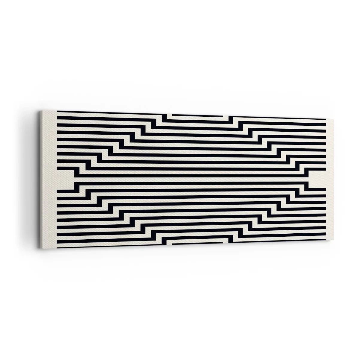 Obraz na plátně - Geometrická iluze - 100x40 cm