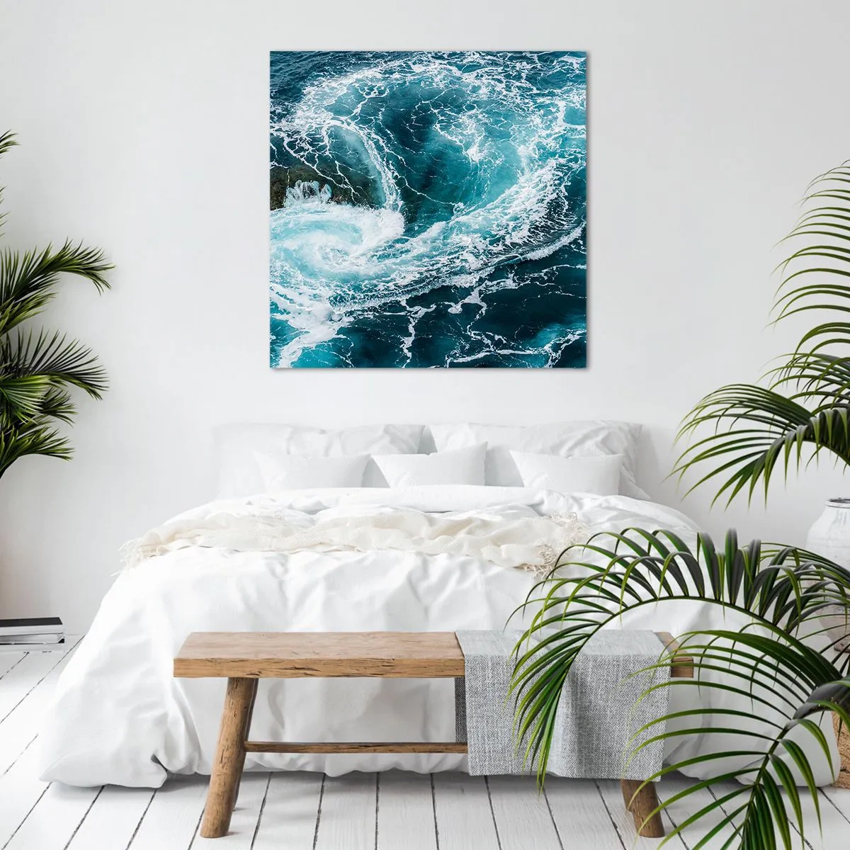 Obraz na plátně - Brána do nitra Země - 40x40 cm