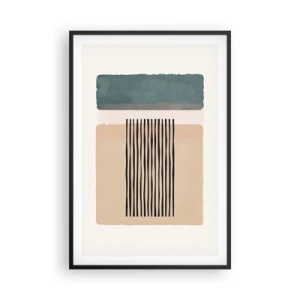 Plakát v černém rámu - Všechno v pořádku - 61x91 cm