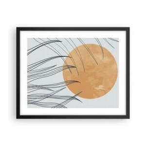 Plakát v černém rámu - Vždy ke slunci - 50x40 cm