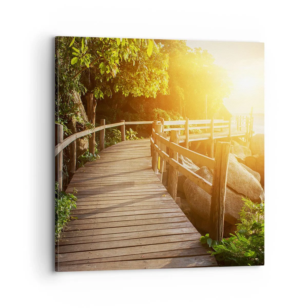 Obraz na plátně - Další zatáčka, další zázraky - 70x70 cm