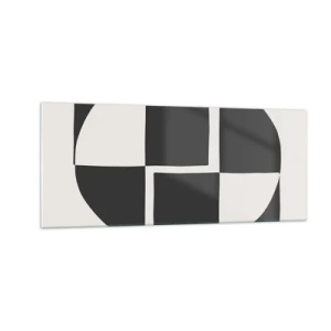 Obraz na skle - Antitéza – syntéza - 100x40 cm