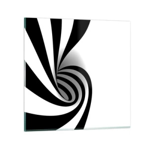 Obraz na skle - A přece se točí - 30x30 cm