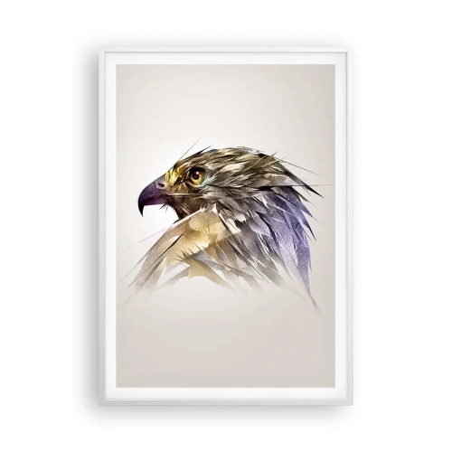 Plakát v bílém rámu - Portrét bojovníka - 70x100 cm