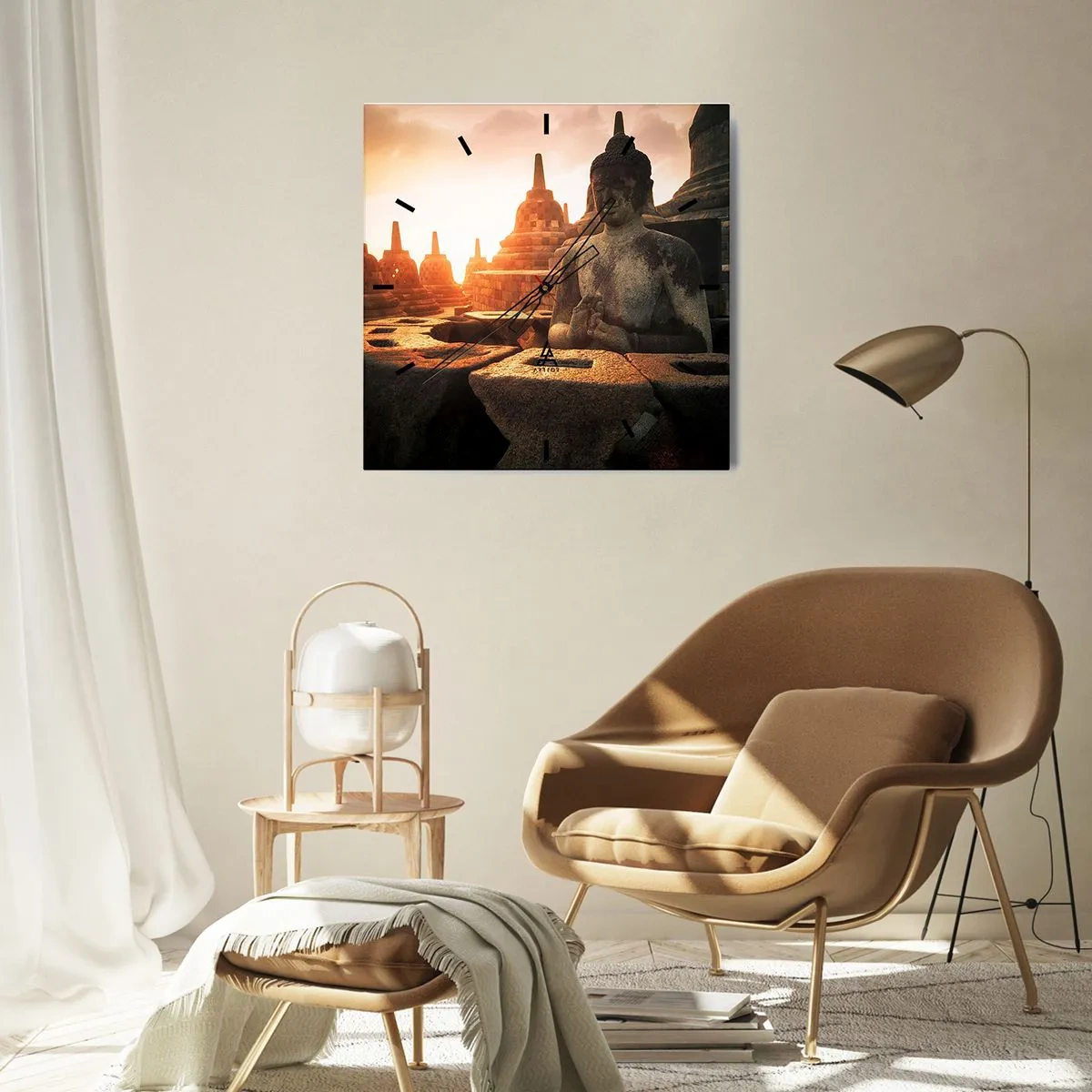 Nástěnné hodiny - Počasí velké moudrosti - 40x40 cm