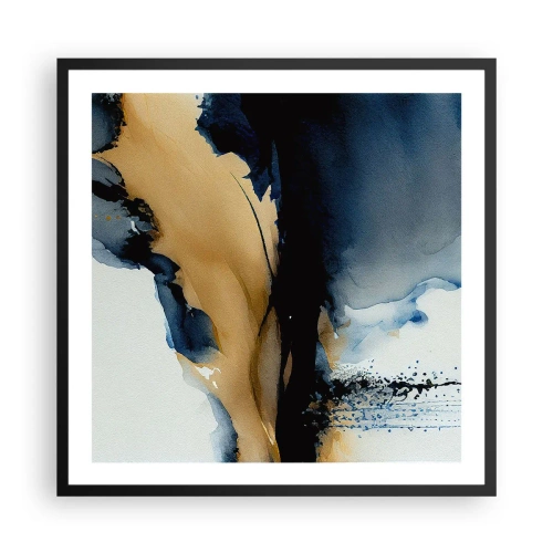 Plakát v černém rámu - Za závojem - 60x60 cm