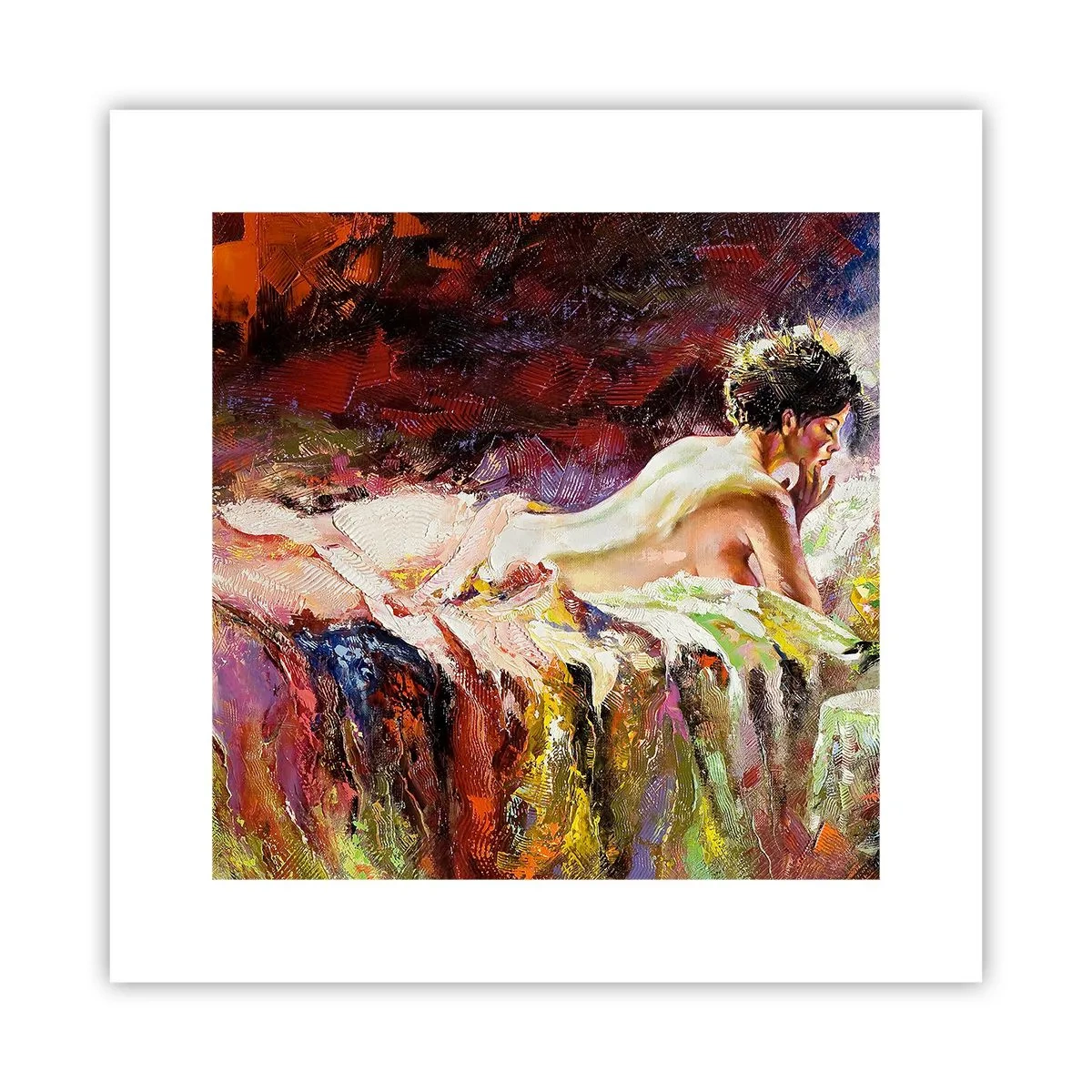 Plakát - Zamyšlená Venuše - 30x30 cm