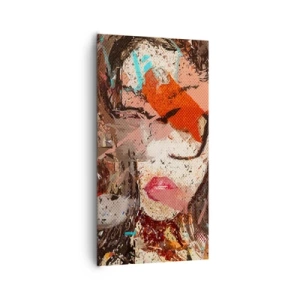 Obraz na plátně - Jaká jsi skutečně nikdo neví - 65x120 cm