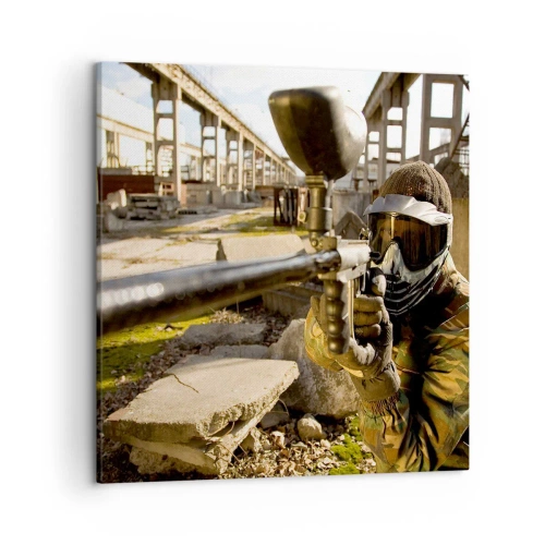 Obraz na plátně - I vy můžete být hrdinou - 50x50 cm