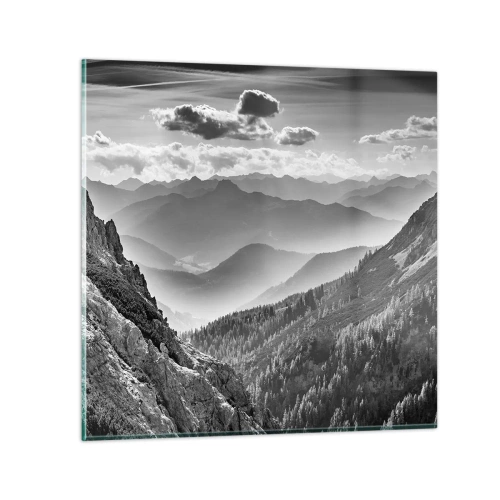 Obraz na skle - Až k obzoru - 40x40 cm