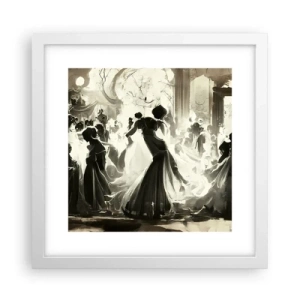 Plakát v bílém rámu - Velká maškaráda - 30x30 cm