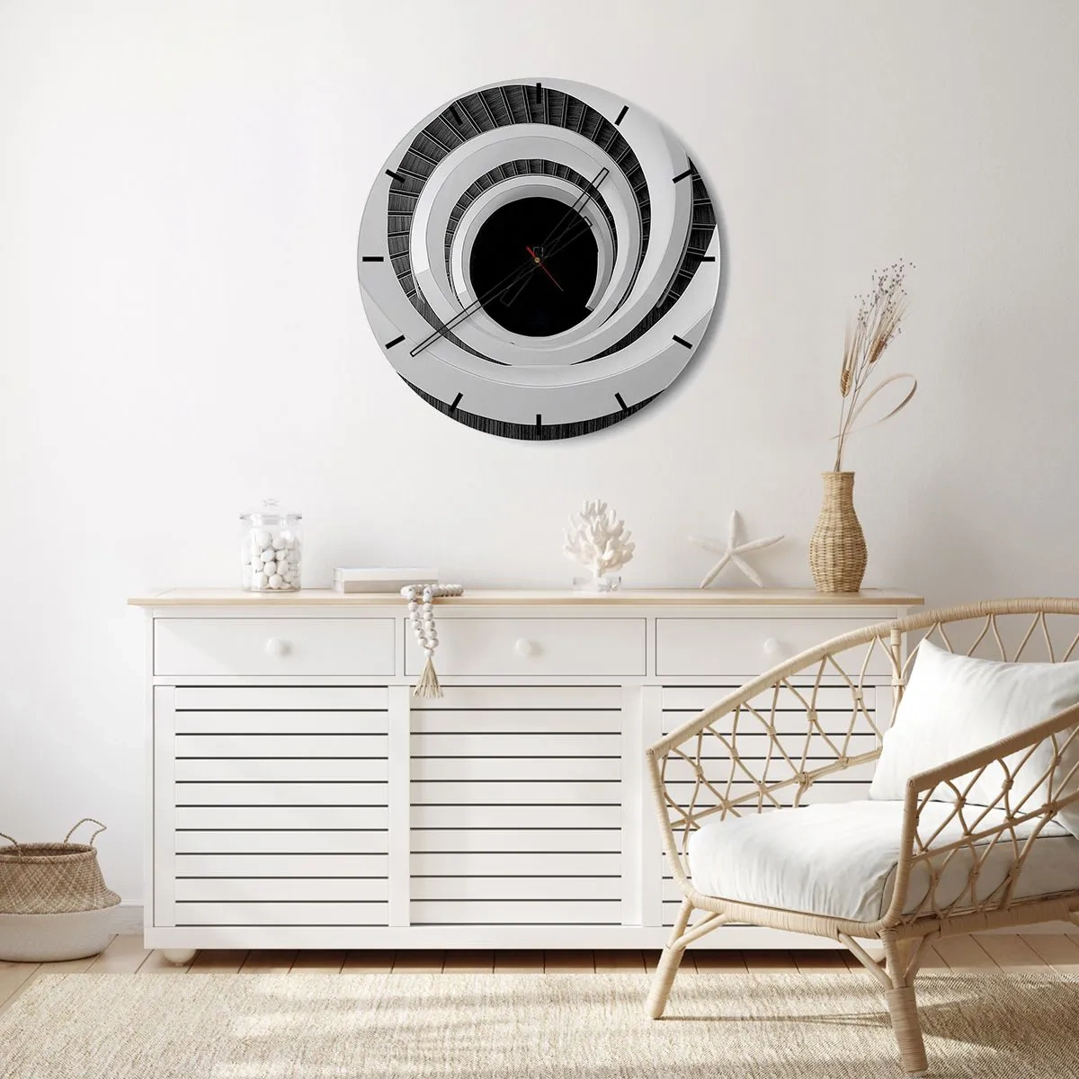 Nástěnné hodiny - K podstatě věcí - 40x40 cm