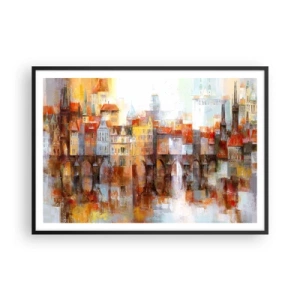Plakát v černém rámu - Pod mostem je taky krásně - 100x70 cm
