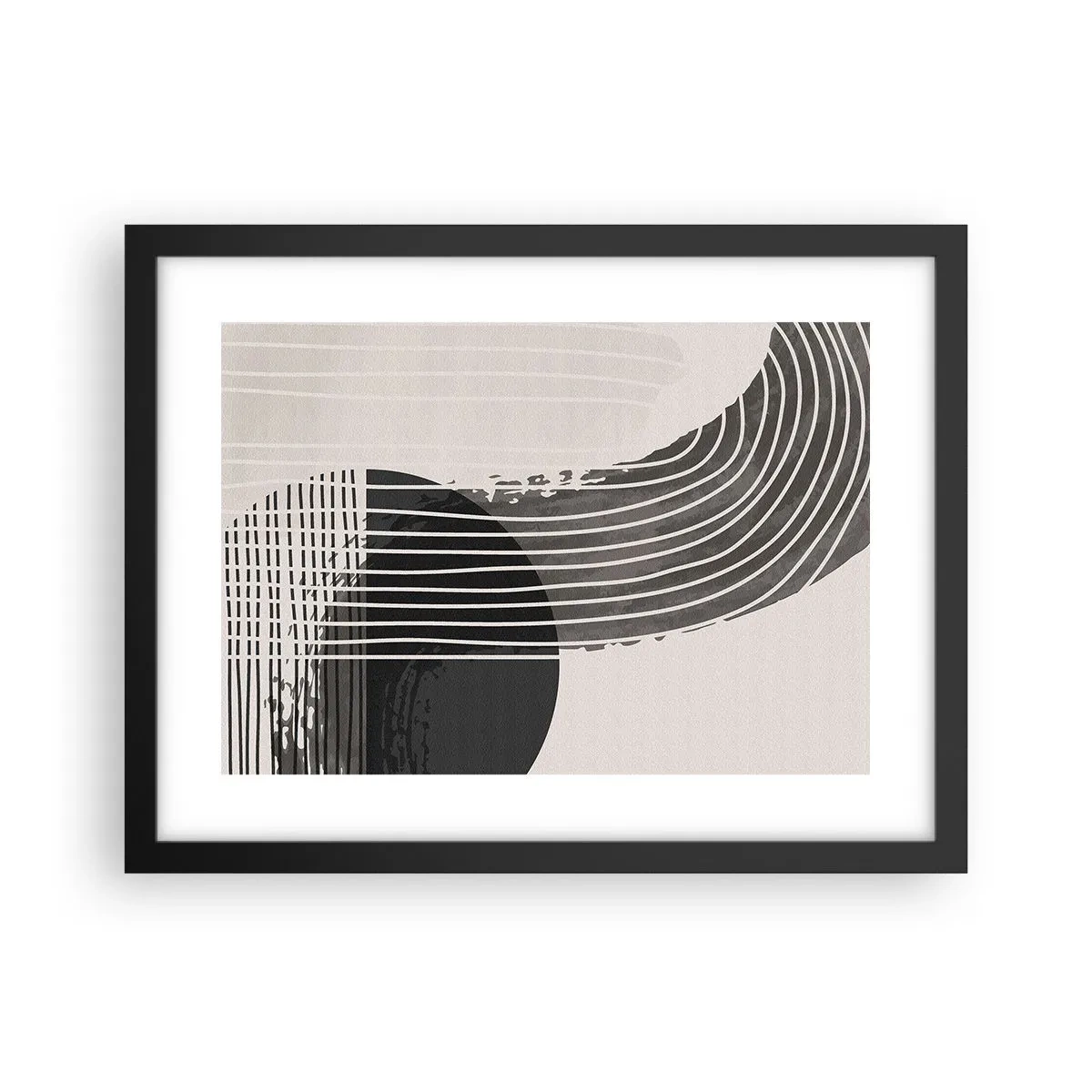 Plakát v černém rámu - Tam a zpět - 40x30 cm