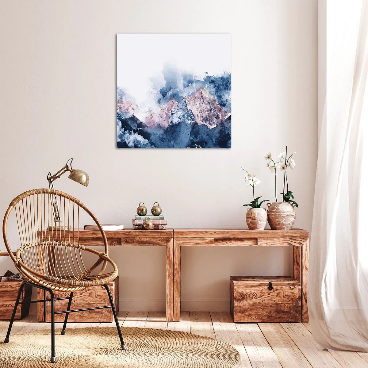 Obraz na plátně - To jsou vrcholy! - 50x50 cm