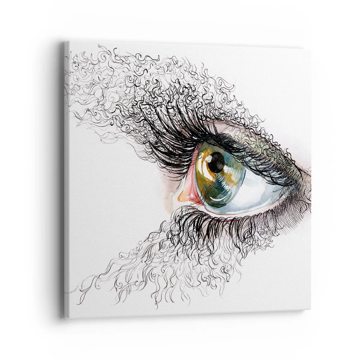 Obraz na plátně - Podívej se přímo do duše - 40x40 cm