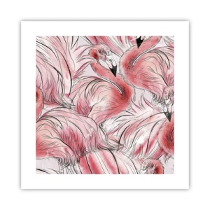 Plakát - Ptačí corps de ballet - 40x40 cm