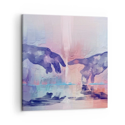 Obraz na plátně - Božská jiskra života - 60x60 cm