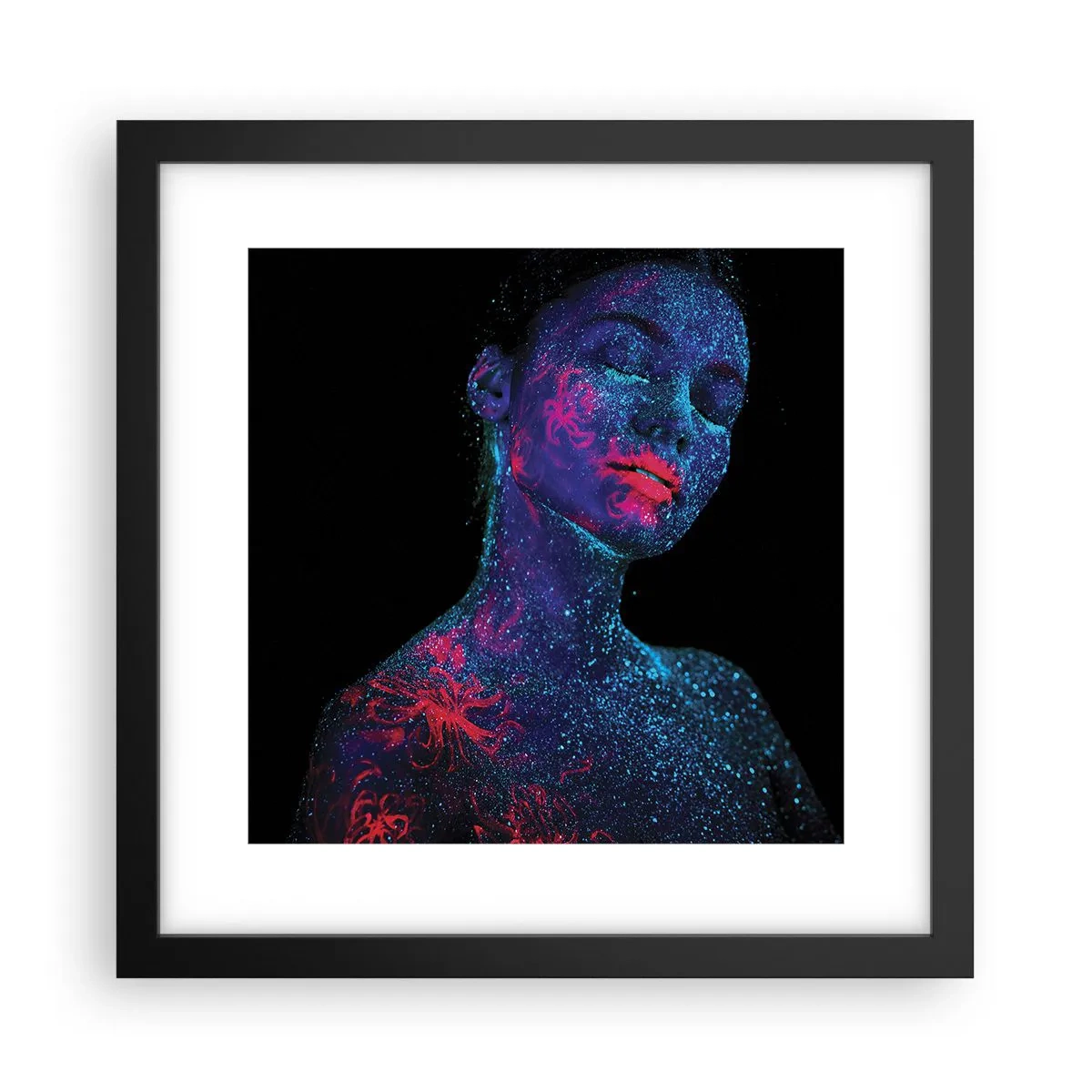 Plakát v černém rámu - V hvězdném prachu - 30x30 cm