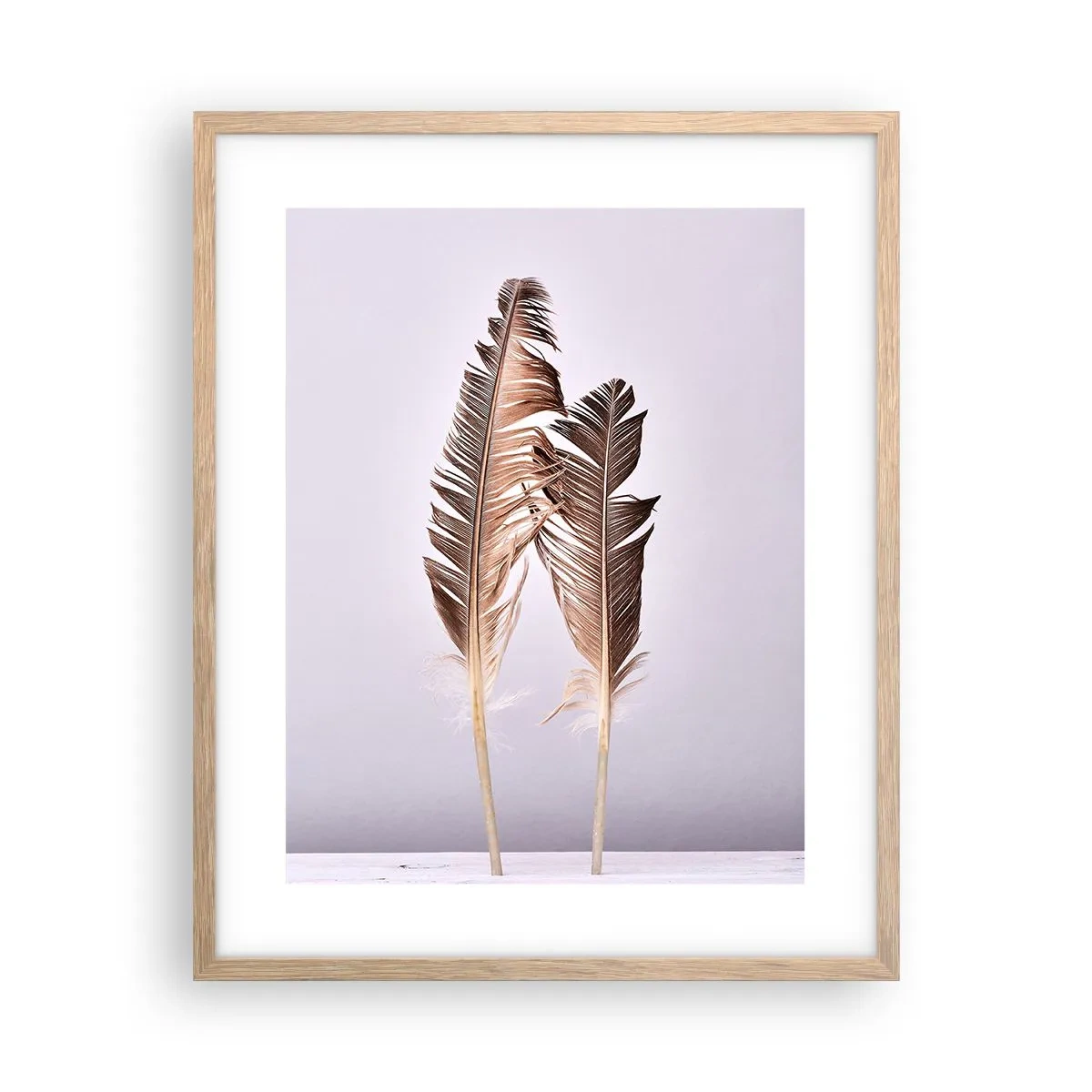 Plakát v rámu světlý dub - Proti nicotě - 40x50 cm