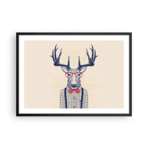 Plakát v černém rámu - Zábavná extravagance - 70x50 cm