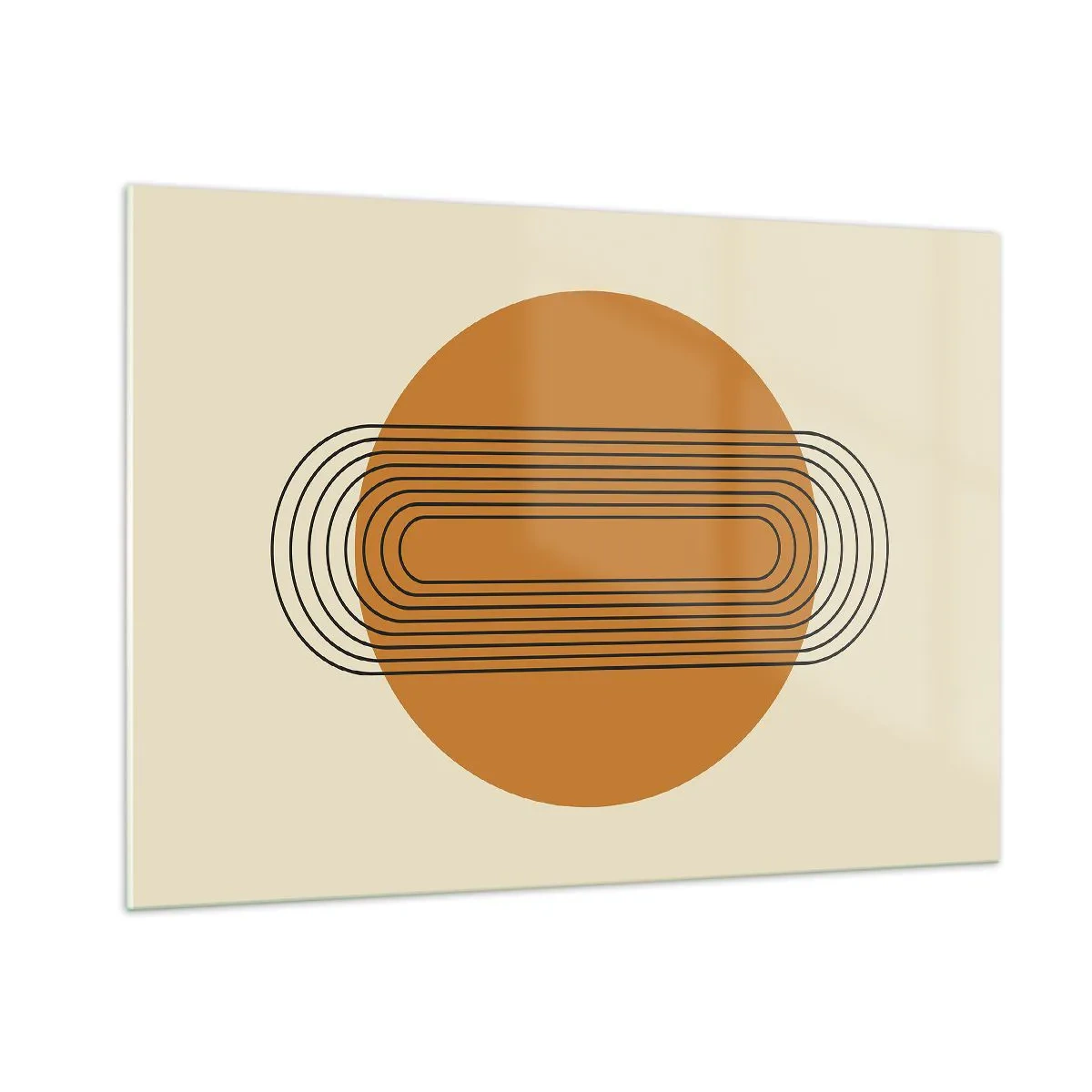 Obraz na skle - Dokonalý plán - 100x70 cm