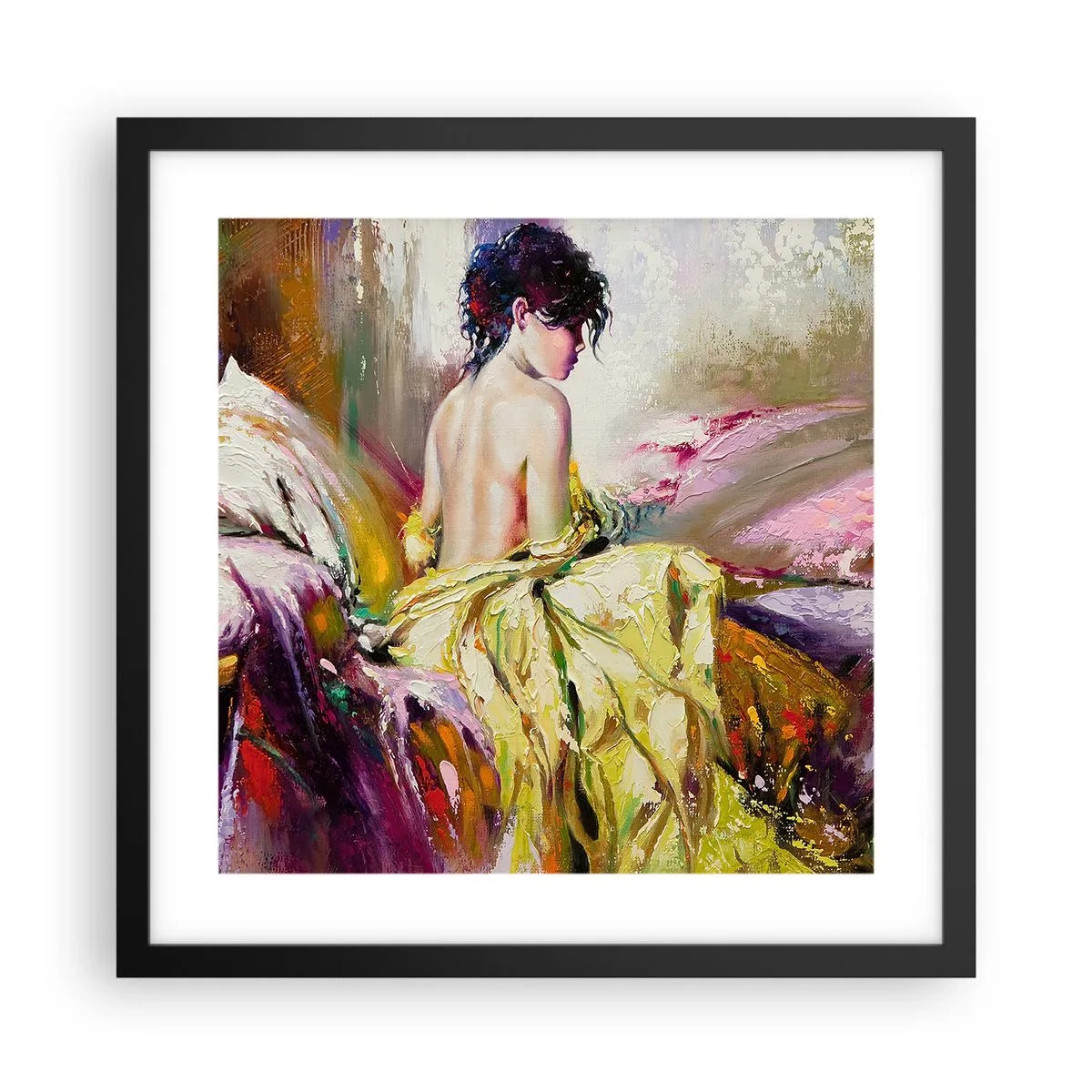 Plakát v černém rámu - Mezi ústy a okrajem poháru - 40x40 cm