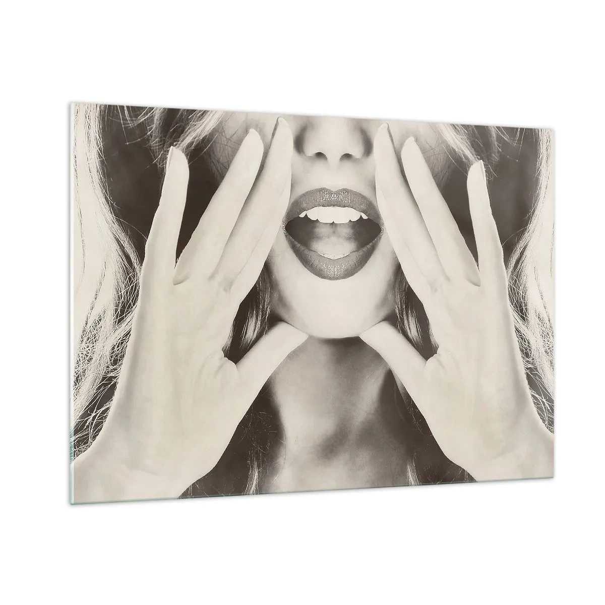 Obraz na skle - Už jdu! - 100x70 cm