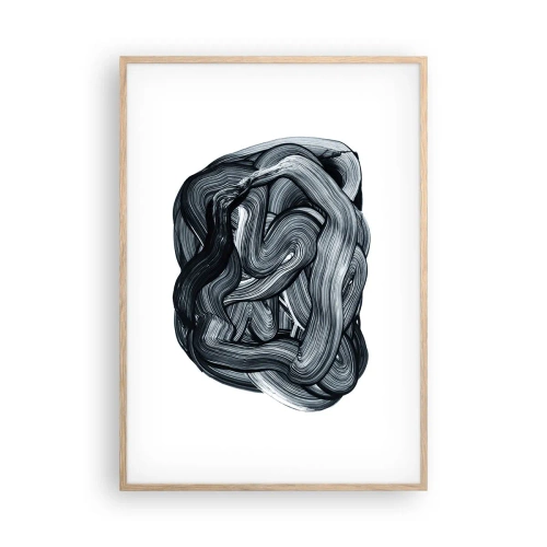 Plakát v rámu světlý dub - Není to tak jednoduché - 70x100 cm