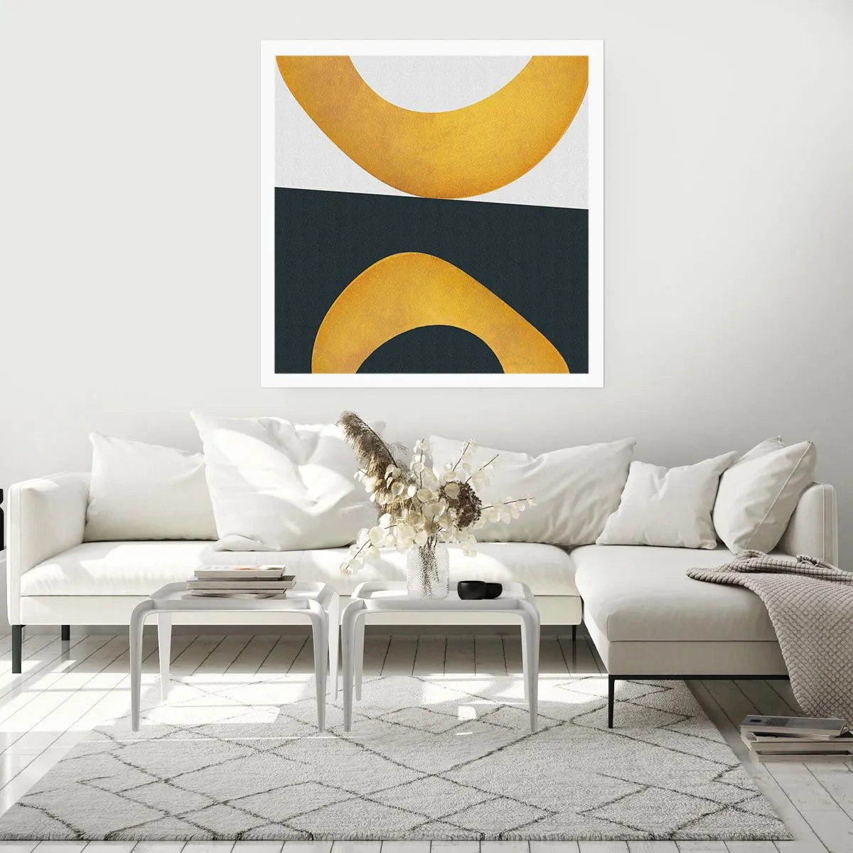 Plakát - Zaprvé: zlato - 60x60 cm