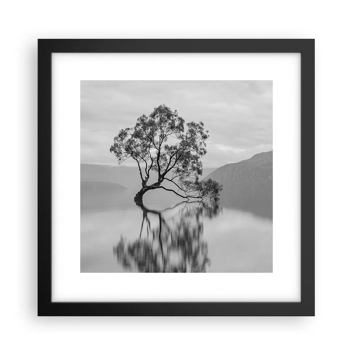 Plakát v černém rámu - Existuje taková země - 30x30 cm