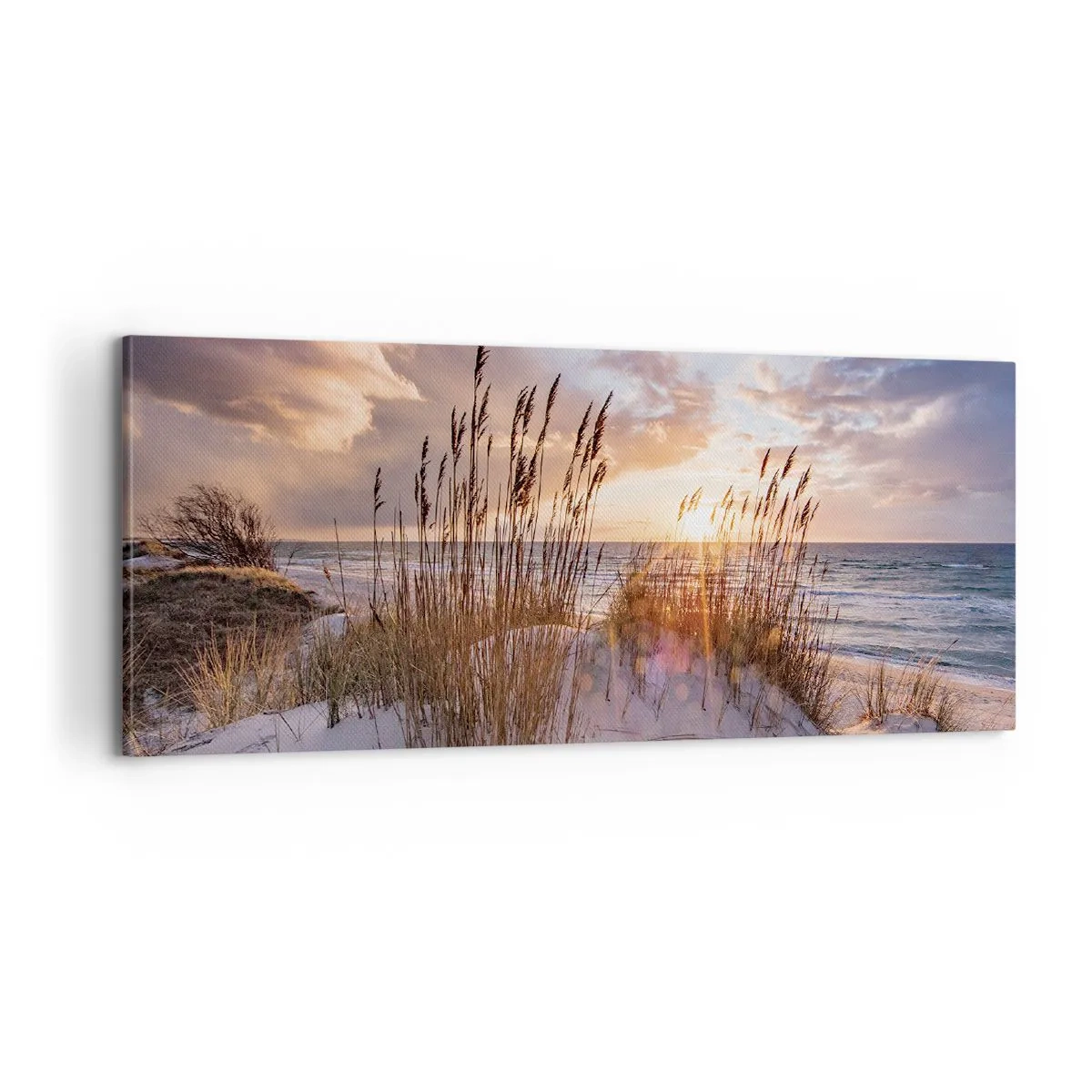Obraz na plátně - Rozloučení se sluncem a větrem - 100x40 cm