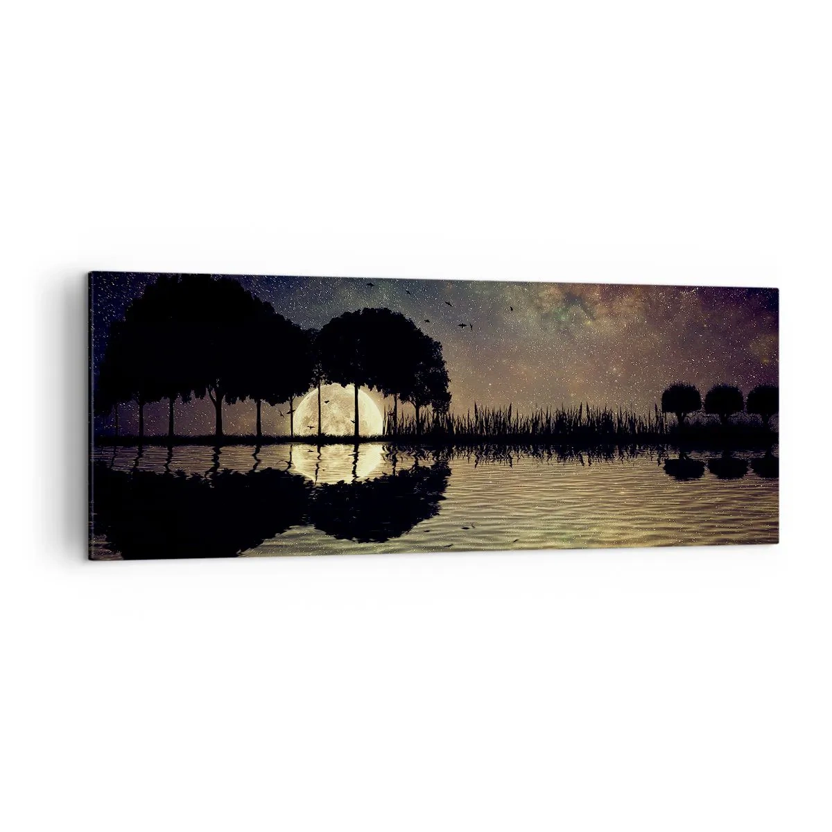 Obraz na plátně - Noc na konci světa - 140x50 cm