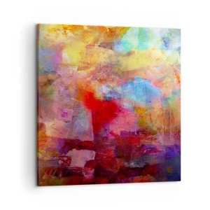 Obraz na plátně - Podívat se doprostřed duhy - 50x50 cm