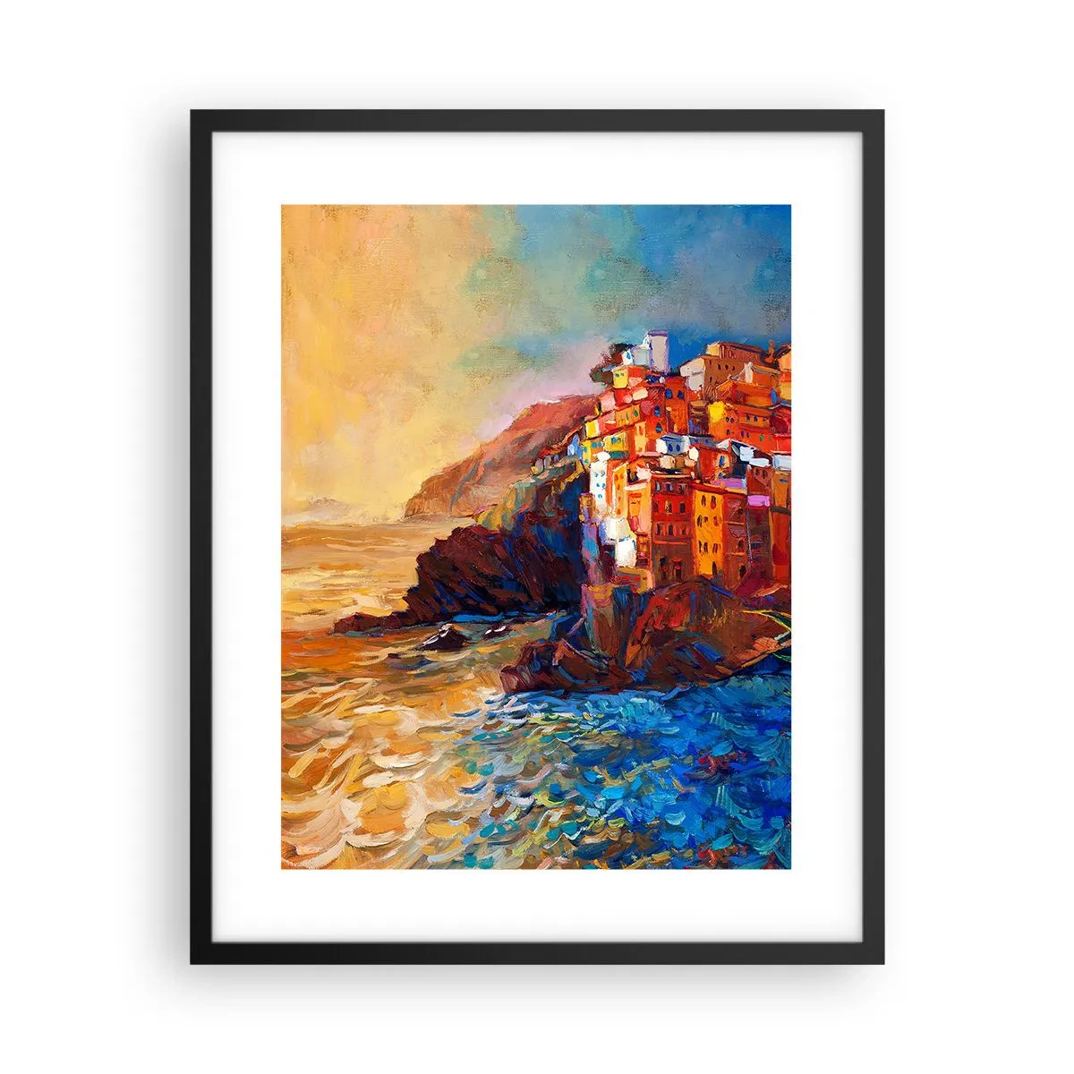 Plakát v černém rámu - Italský nádech - 40x50 cm