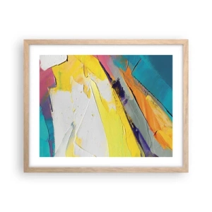 Plakát v rámu světlý dub - Anatomie světla - 50x40 cm