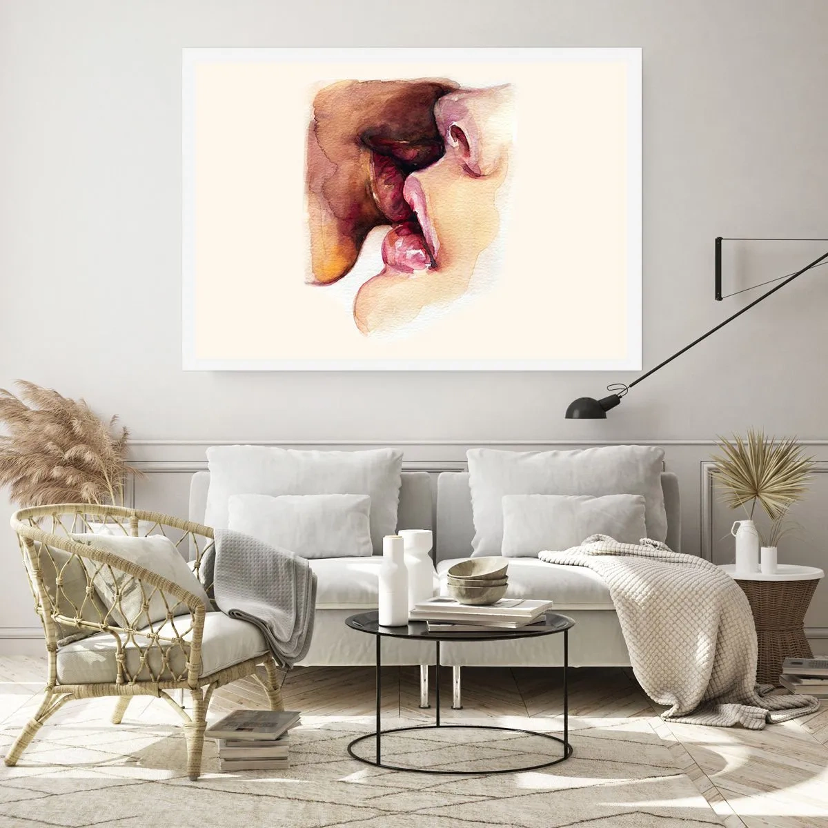 Plakát - Jako noc a den, země a nebe - 100x70 cm