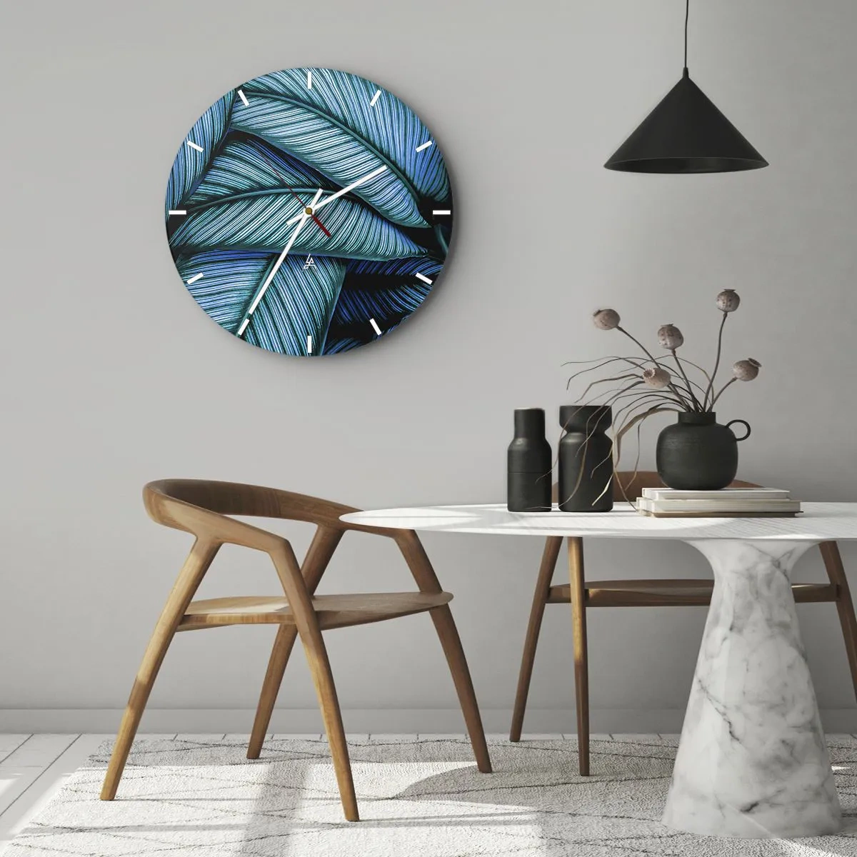 Nástěnné hodiny - Čáry života - 40x40 cm