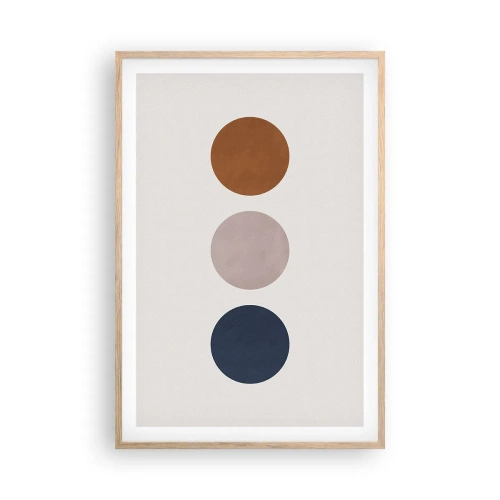 Plakát v rámu světlý dub - Symbol dokonalosti - 61x91 cm