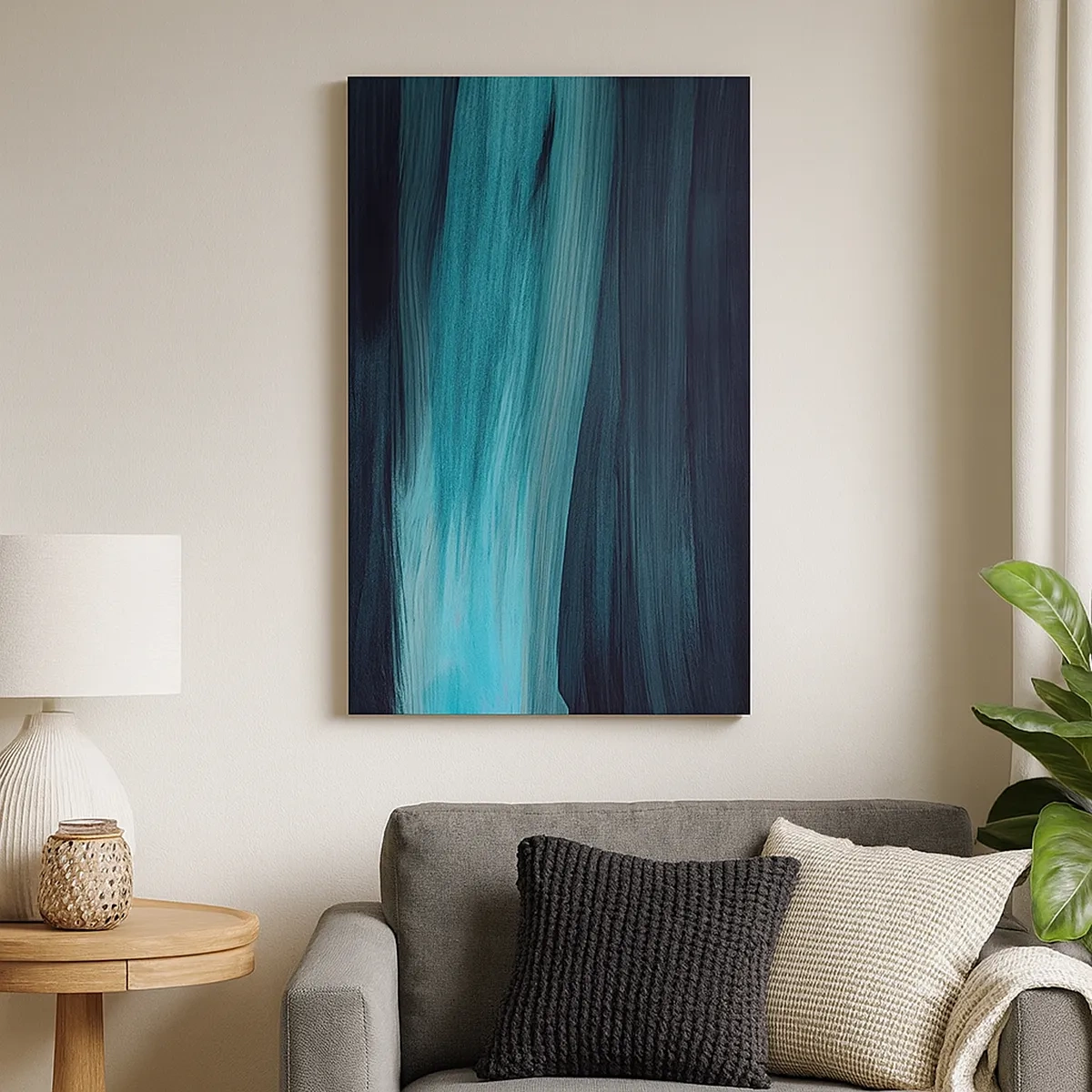 Obraz na plátně - Pluj s proudem - 50x70 cm