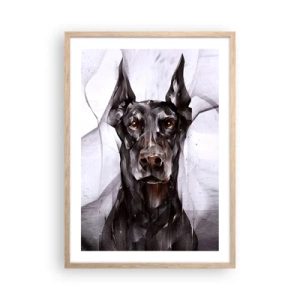 Plakát v rámu světlý dub - Z urozeného rodu - 50x70 cm