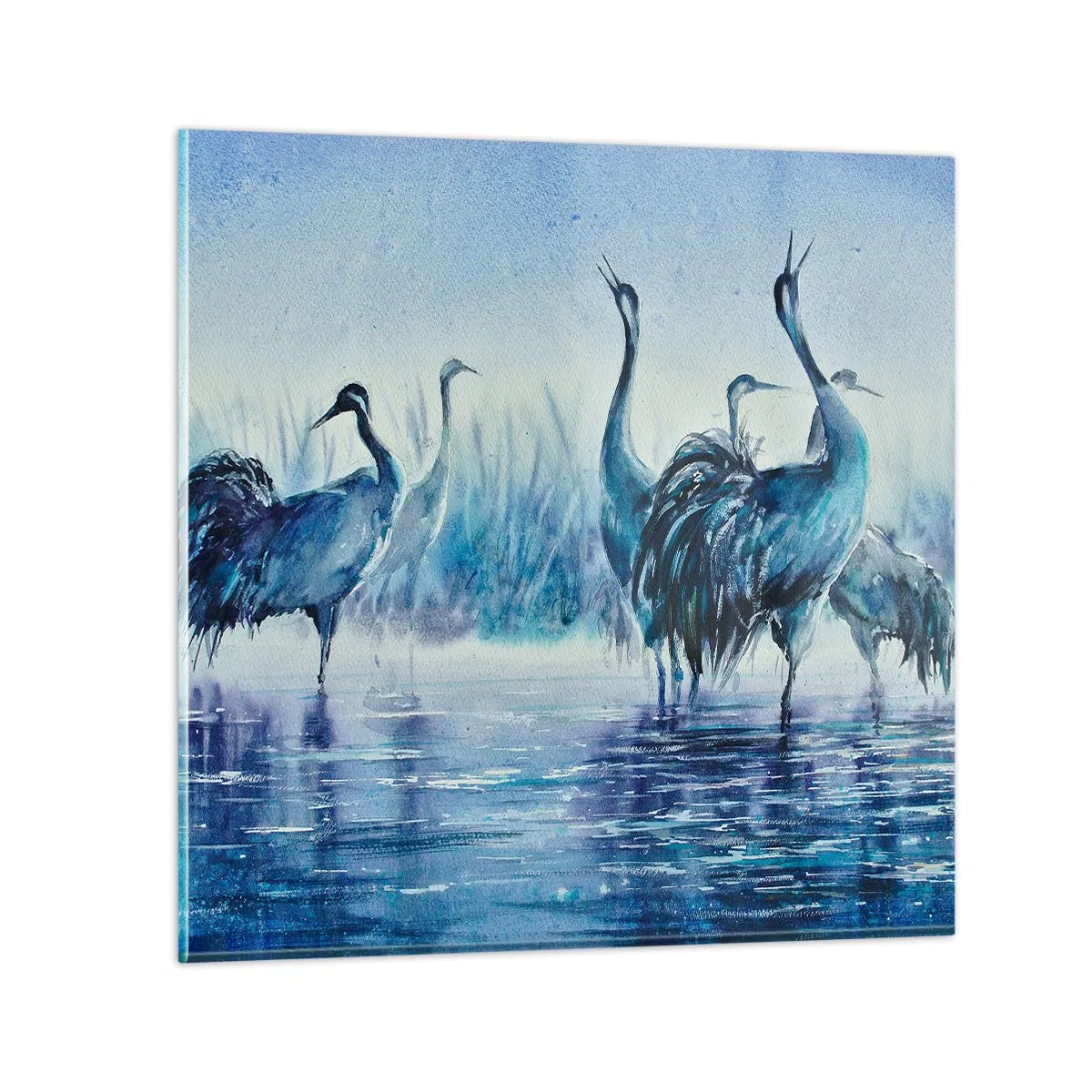 Obraz na skle - Ranní setkání - 60x60 cm