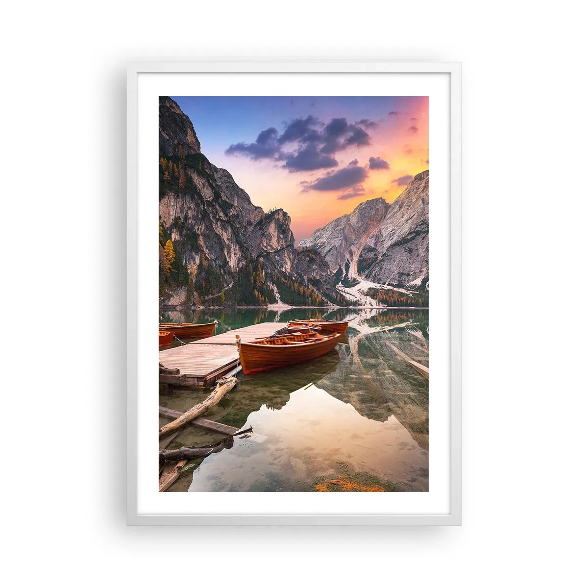 Plakát v bílém rámu - Slib dne - 50x70 cm