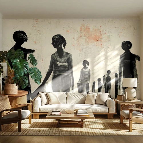 Fototapeta Premium Sand - Proti samotě - Ženy, Práce, Kus - 500x350 cm