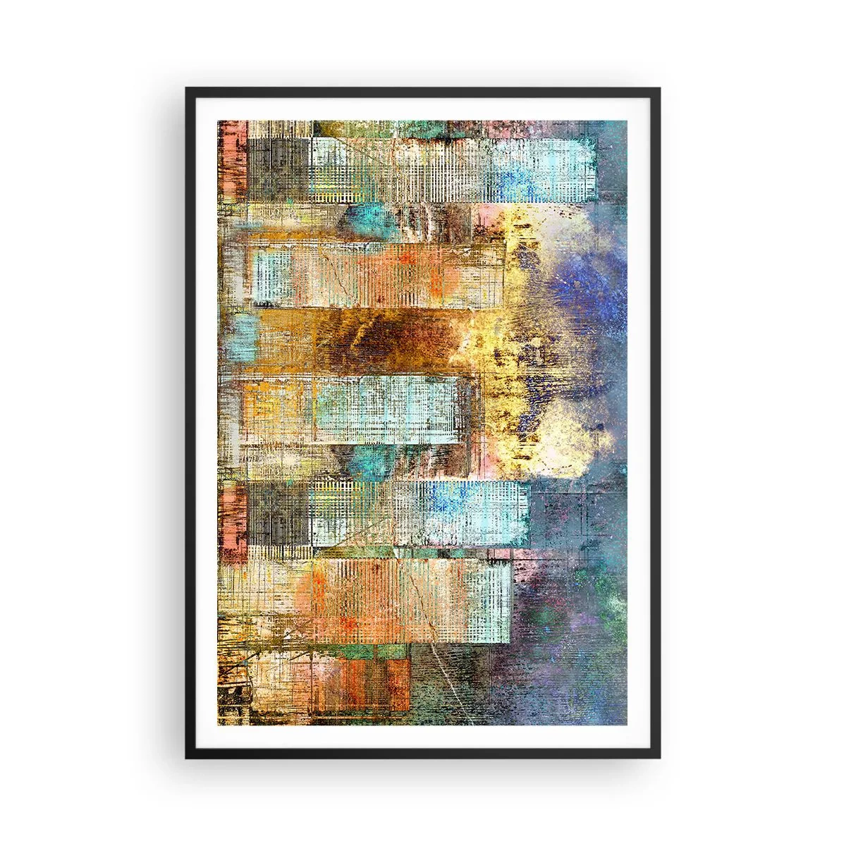 Plakát v černém rámu - Prosluněná metropole - 70x100 cm