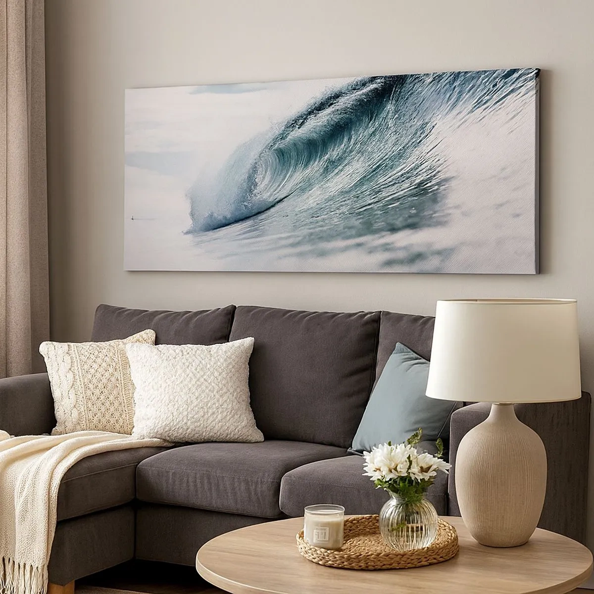 Obraz na plátně - Vodní špička - 100x40 cm